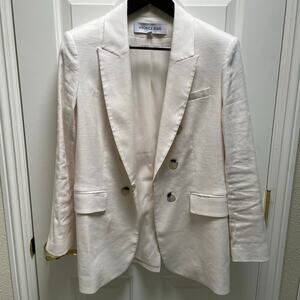 Veronica Beard Linen Blazer Size 10